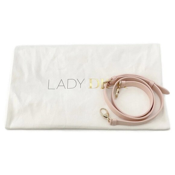 Dior Lady Dior Canage Size Medium Lambskin Powder Pink M0565ONGE_M413 - Picture 16 of 16